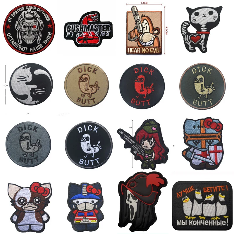 

Tactical Monkey Army Fan Tactical GUN GIRL Armband Embroidery Chapter Badge Badges for Clothes Patch Epaulette Armband Patches