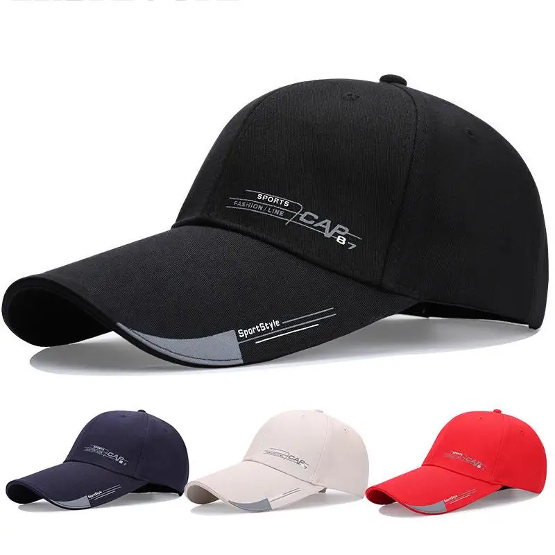 

2022 Sports Cap Men Fish Hat Fashion Outdoor Activities Online Long Visor Brim Shade Sun Cap Bone Gorras Caps for Men