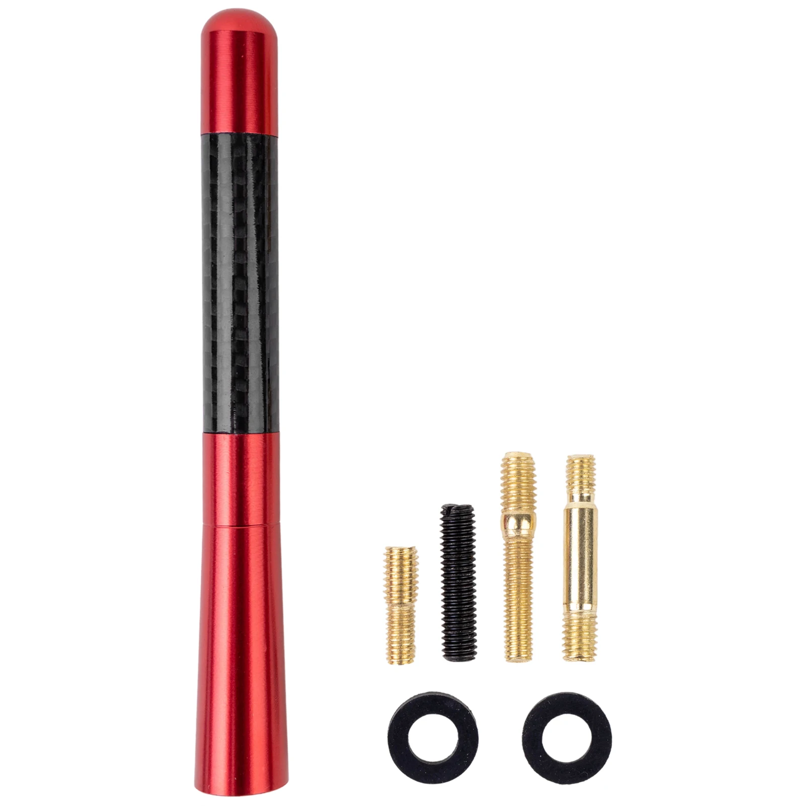 

Cars Radio Antenna Carbon Fiber Polished Black Finish Car Truck Antennas Pickup Media Player Audio HD Radio Tuner Amplifier