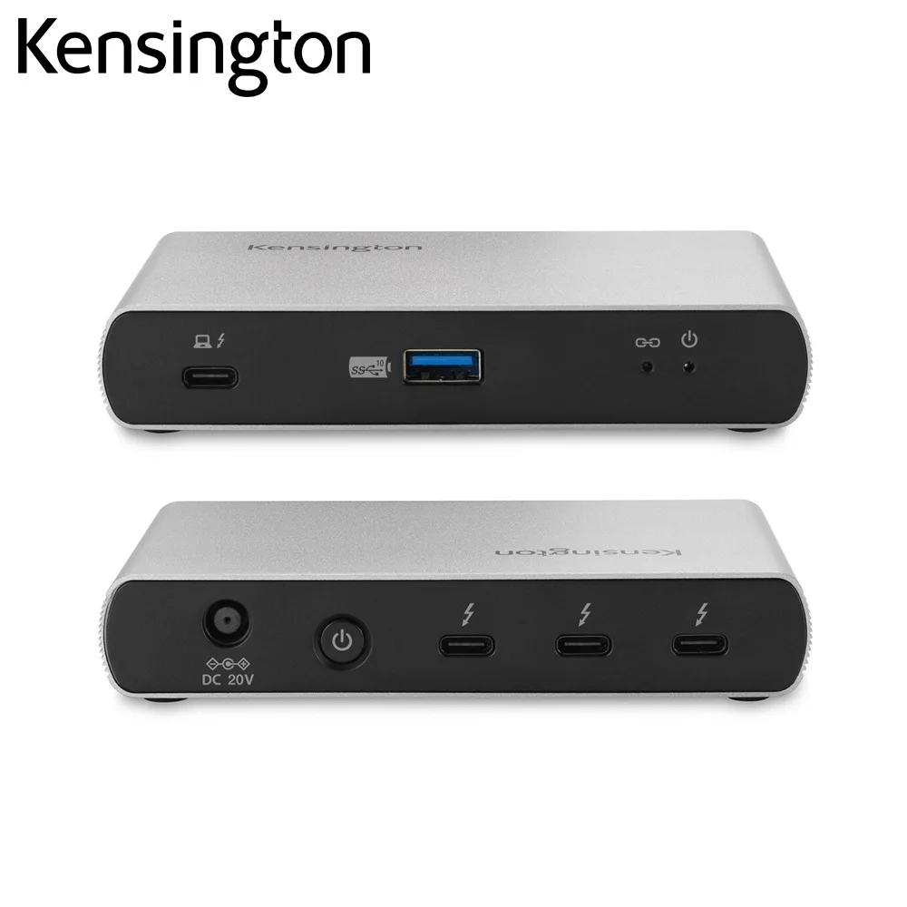 Новая Док-станция Kensington 4xThunderbolt 4 порта 40 Гбит/с 8K/Dual 4K Nano Dock PD65W для Windows/macOS SD2600T K34036