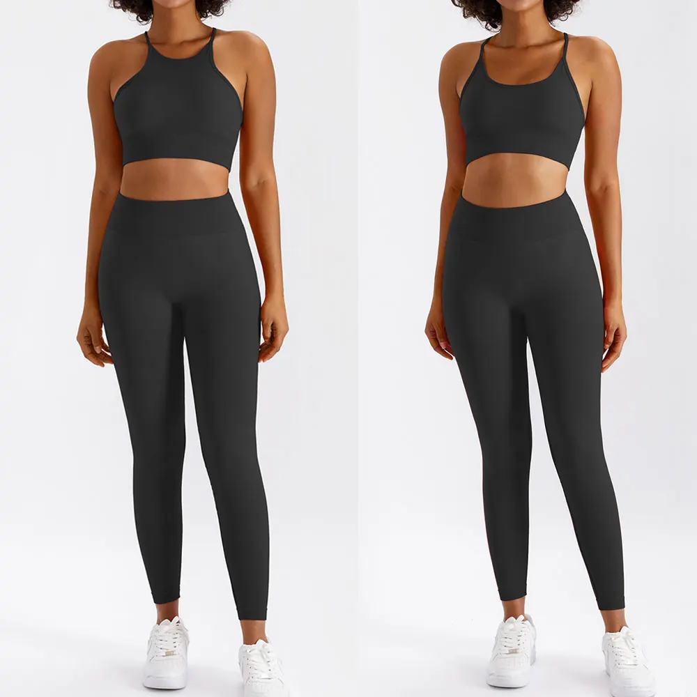 Sport Set Women Yoga Set Workout Clothes For Women Tracksuit For Fitness Gym Sets Womens Outfits Sports Bra Leggings Sportswear