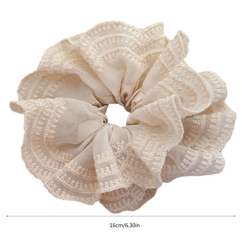 Темпераментная эластичная веревка для волос с кружевной отделкой резинка