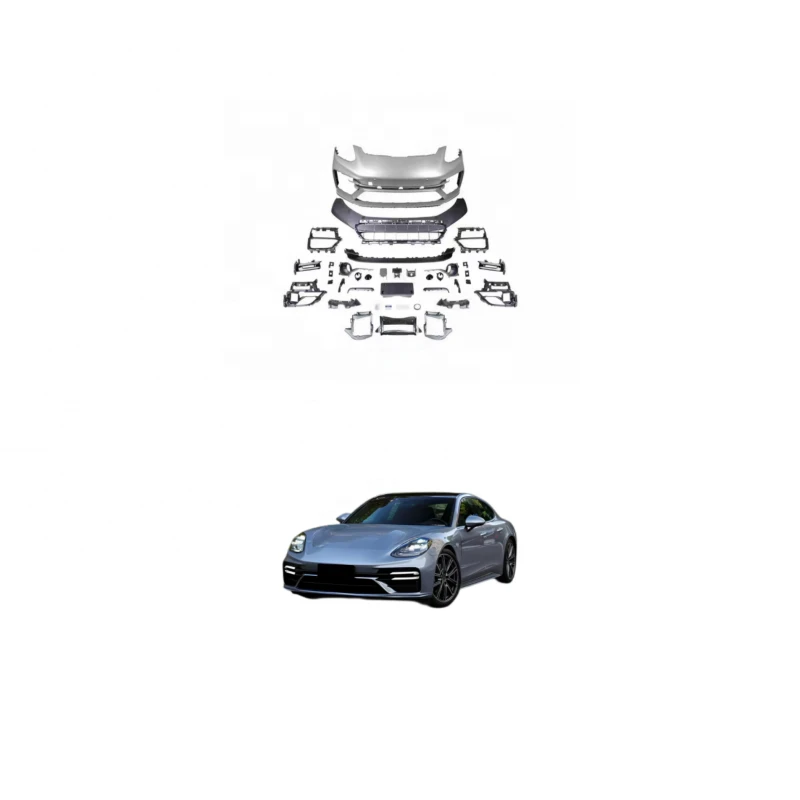 Подходит для Porsche 2014-2016 panamera 970 2 Модернизированный передний бампер и корпус фары