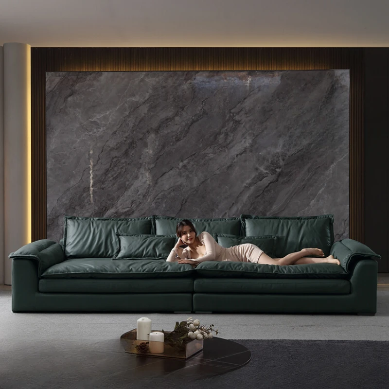 

Тканевый диван, итальянский стиль, чрезвычайно роскошный, современный и простой, ленивый, тканевый большой гостиной, ультра-глубокий и