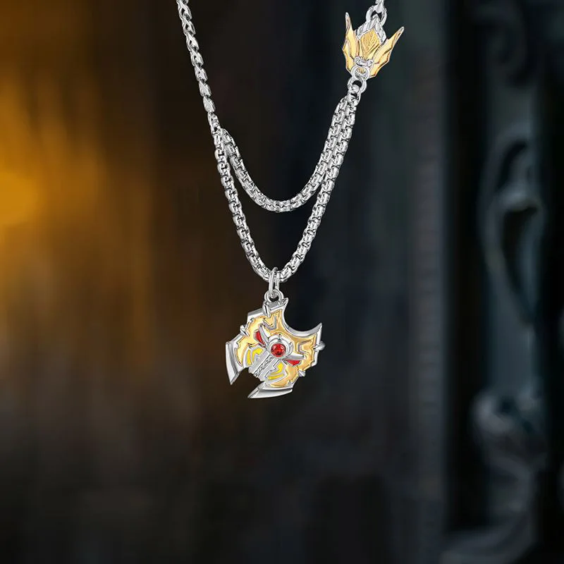 Ожерелье с подвеской в виде армированного героя для женщин ожерелье защитной