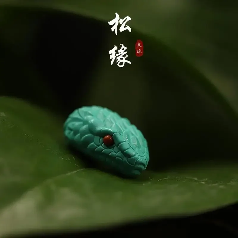 Оптимизированная Бирюзовая змея трехсторонний браслет WenPlay подвеска из бисера