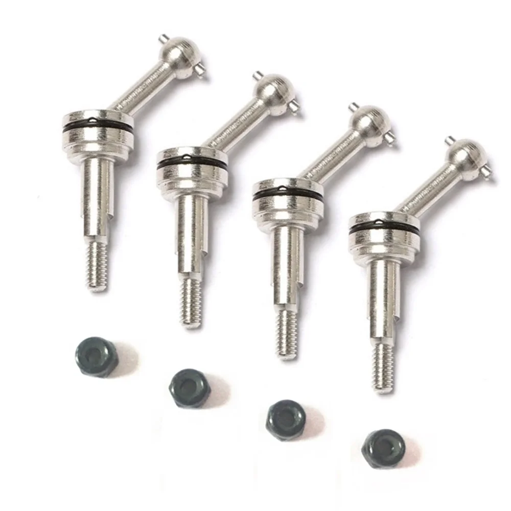 

4Pcs 2mm Extended Metal CVD Universal Joint Shaft with M2 Nut for Wltoys K969 K989 K979 P929 1/28 RC Car Upgrades Parts
