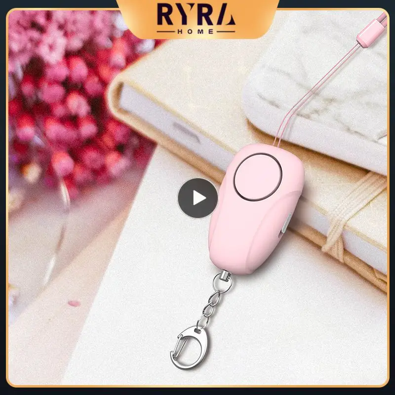 

Personal Self Defense Alarm Protection Chargeable Safety Anti-Wolf Pull Alarm Two Years Of Standby Time RIS 120db For Girl Child