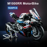1920pcs technical super speed 1000rr motorcycle building block fit 42130 motorbike high tech vehicle bricks toys gifts for adult