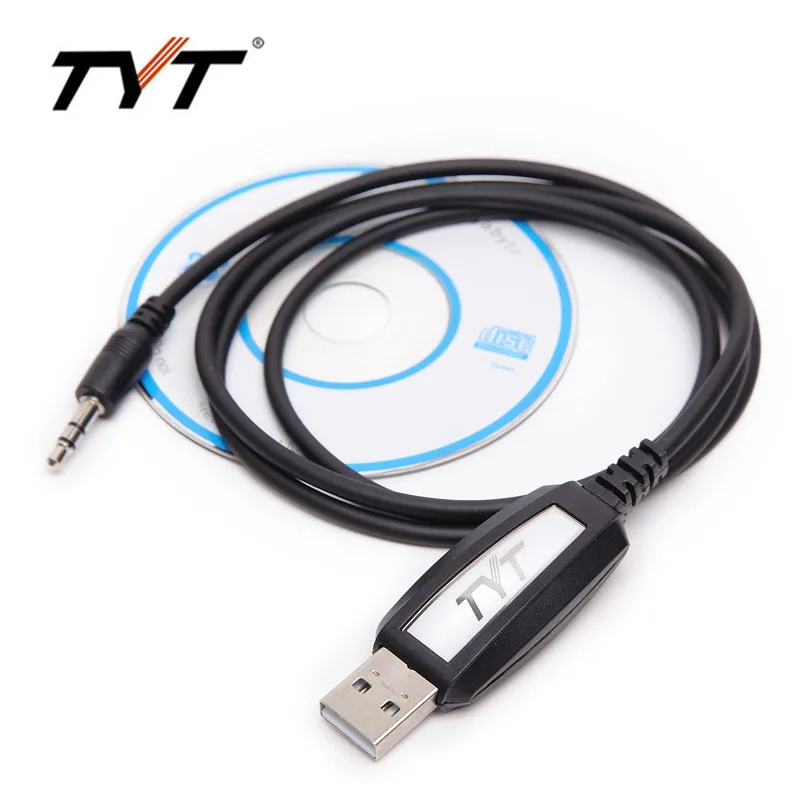 

TYT Program Cable with CD include Driver for TH-9000D Mobile Radio PC USB Data Line Acessory