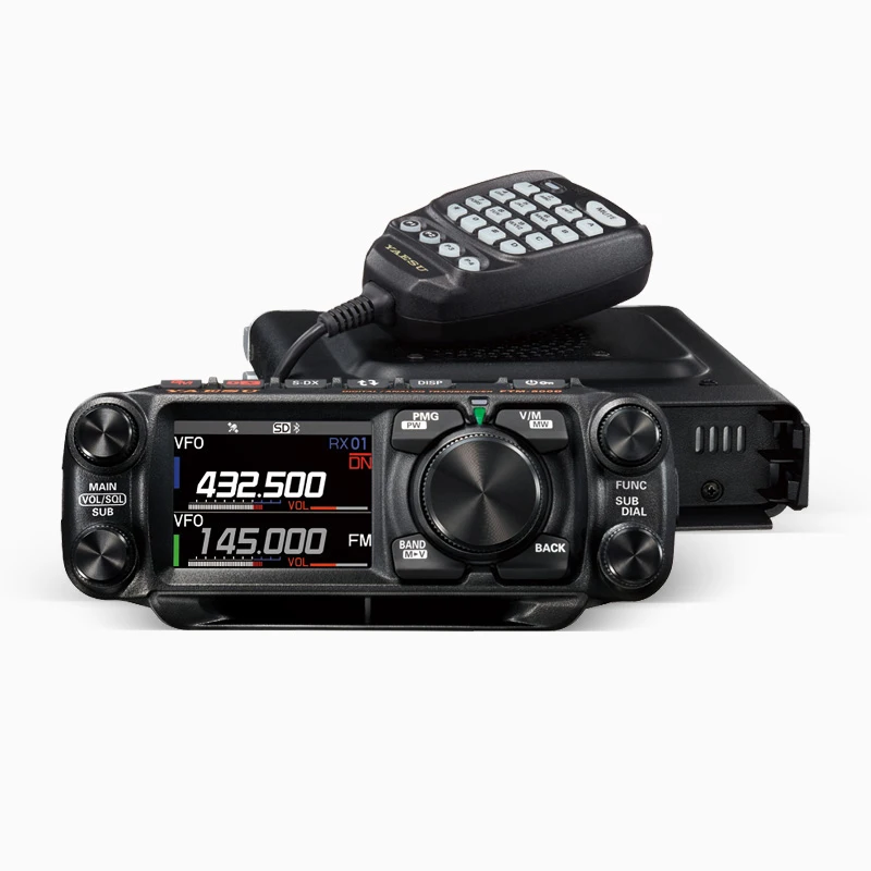 Фото Радиостанция YAESU FTM-510DR/DE C4FM, цифровая/аналоговая, двухдиапазонная (VHF/UHF), мобильная, 50 Вт, высокая мощность, автомобильная, рация, большая дальность действия №2