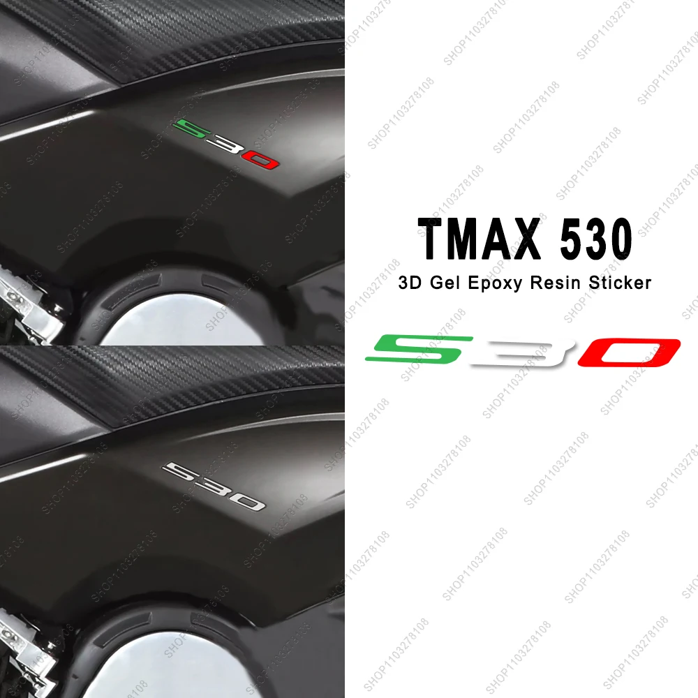 Фото Для Yamaha TMAX 530 TMAX 530 3D наклейка из эпоксидной смолы водостойкая наклейка с 3D логотипом мотоцикла №1