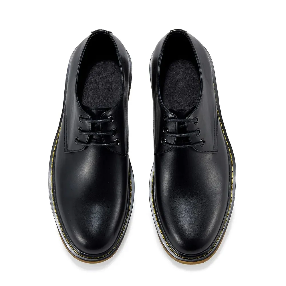 2024 высококачественные классические туфли из воловьей кожи на шнуровке прочные