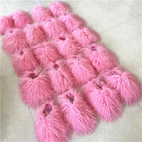 hot sale 2022 factory price long hair sheep fur slides mongolia fur shoes famous brands