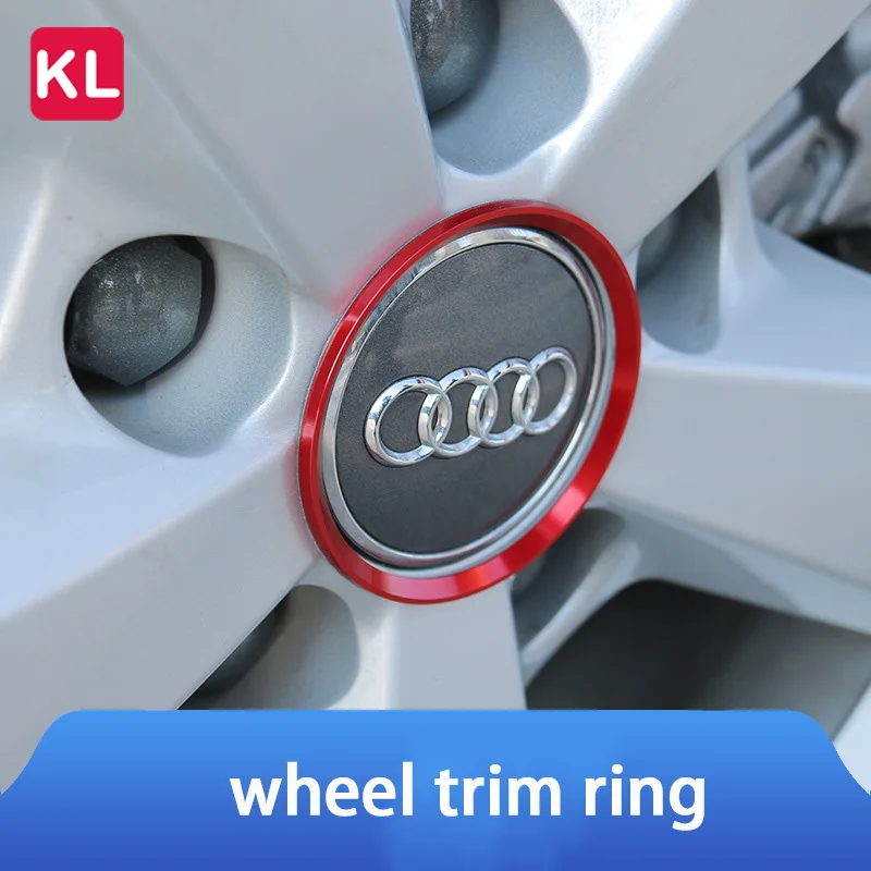 

Автомобильная металлическая муфта, декоративное кольцо, аксессуары для Audi A3 A4 A5 A6 A7 Q3 Q5 Q7 Q2