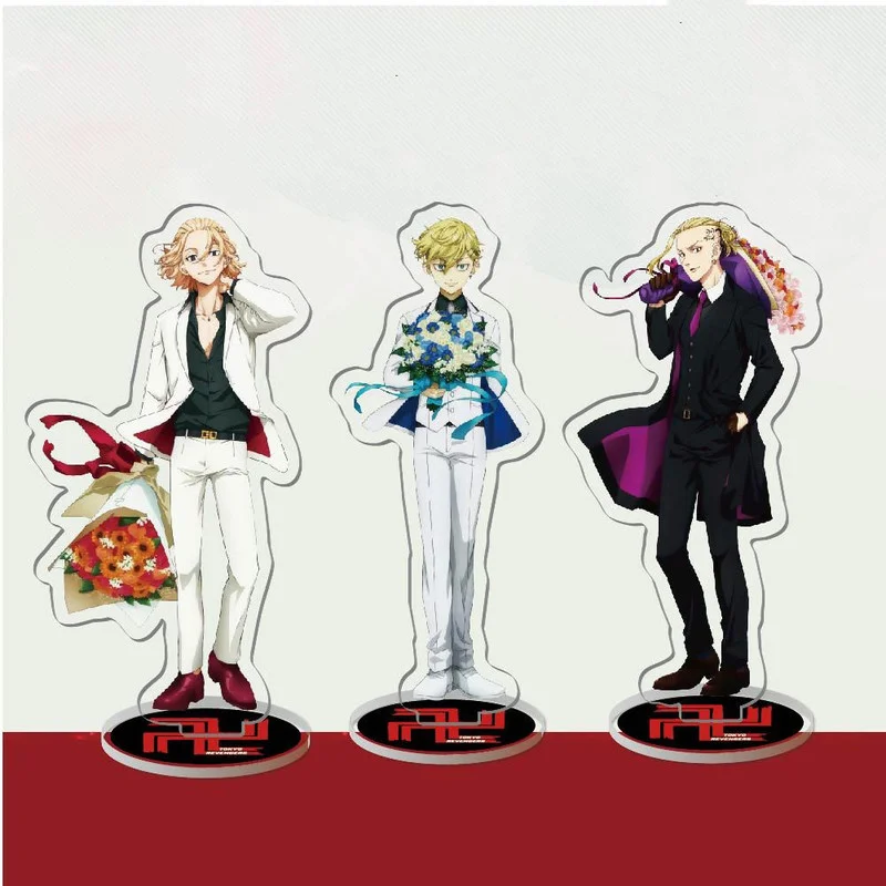 

Tokyo Revengers Action Figures Acrylic Standing Anime Peripheral Creative Cute Kids Funuy Models Exquisite Ornaments Oorbellen