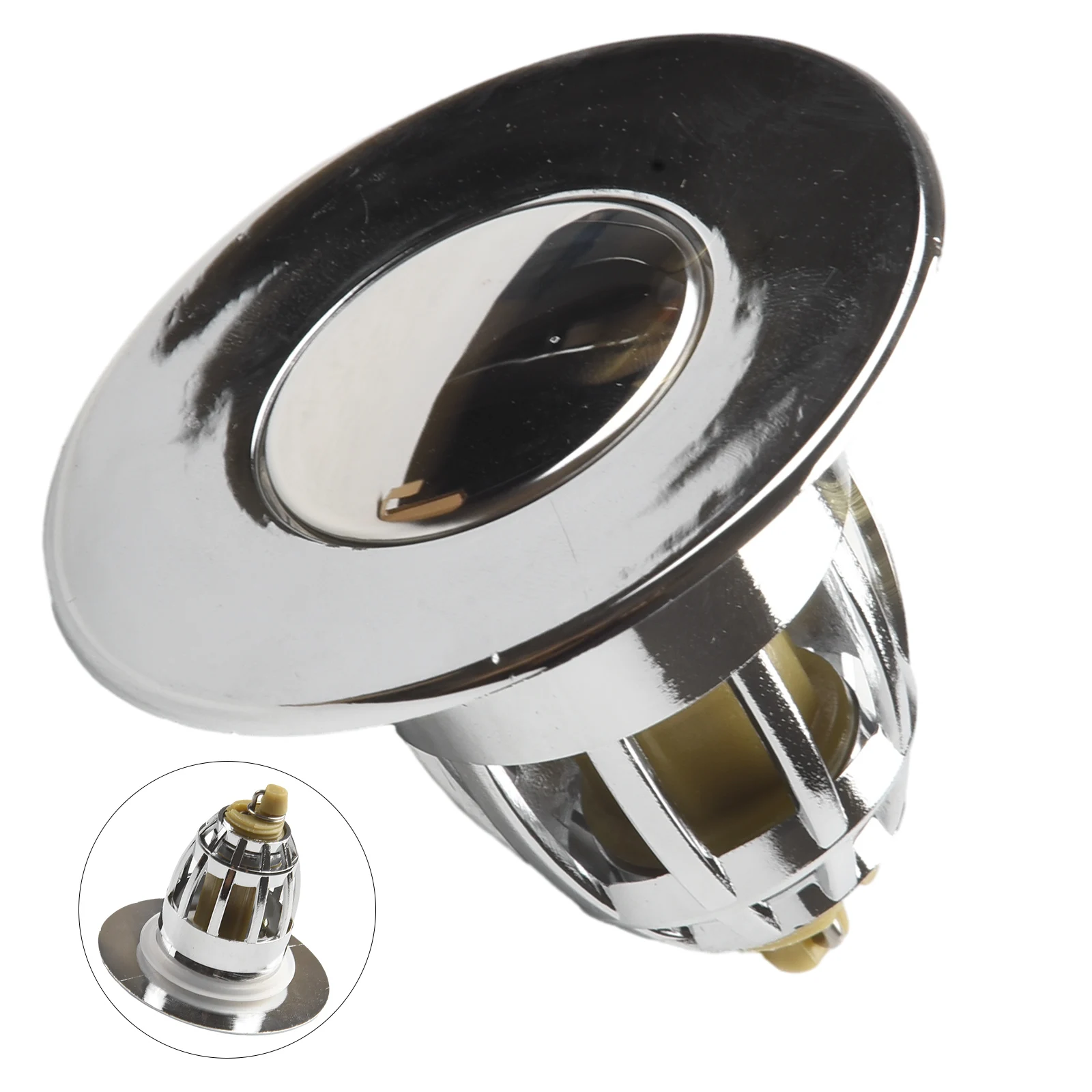 

Универсальная пробка для раковины в ванную комнату, пробка, отскок, дренажный фильтр, эффективный дренаж, прочная конструкция, простота в использовании