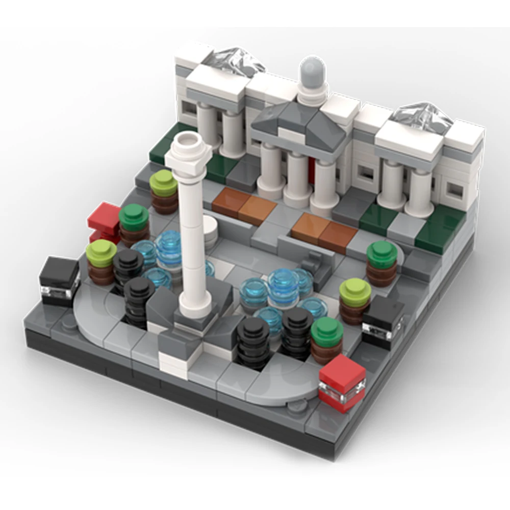 Конструктор MOC Trafalgar квадратный мини-конструктор с логотипом сделай сам детский