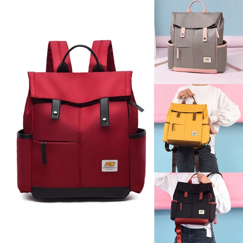

College Teenager Laptop Backpack Fashion Leisure Waterproof Bagpack Unisex Casual Computer School Bag 15.6 Inch