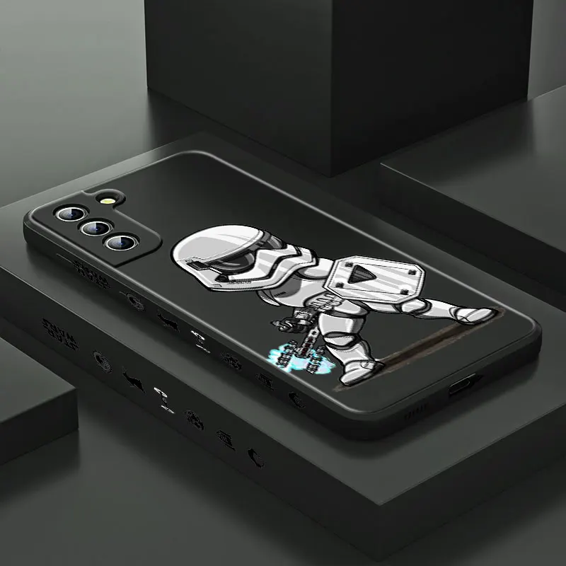 

Star Wars Warrior Hero For Samsung Galaxy S21 S20 S10 Note 20 10 Ultra Plus Pro FE Lite Liquid Left Phone Case Fundas Coque Capa