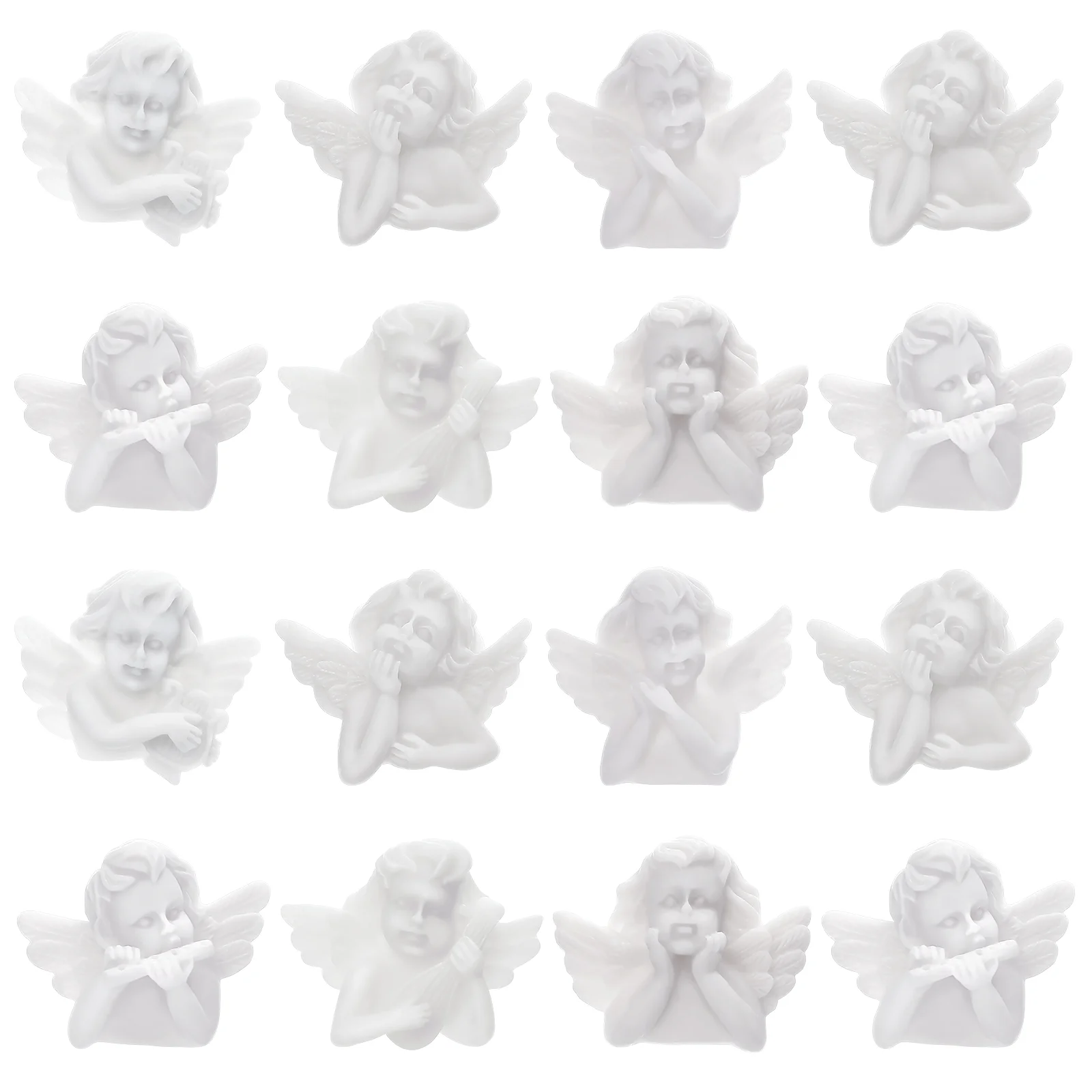 

DIY Accessories Resin Angel Figurine Mini Figurines Miniature Angels Crafts Miniatures Decorations Phone Case Kit Decors
