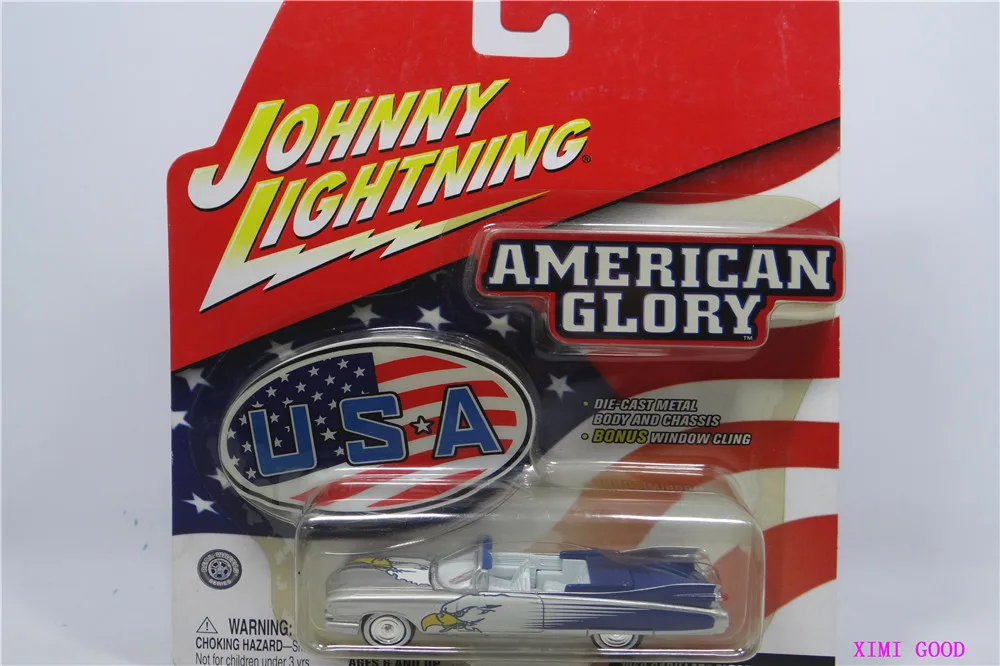 

JOHNNY LIGHTNING 1:64 1959 Cadillac Elrado convertible collection die cast alloy car model ornaments