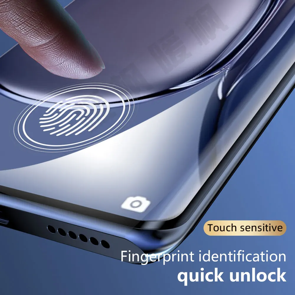 2/1 шт. чехол из закаленного стекла для Huawei P30 P40 P50 pro plus УФ-стекло Защита экрана