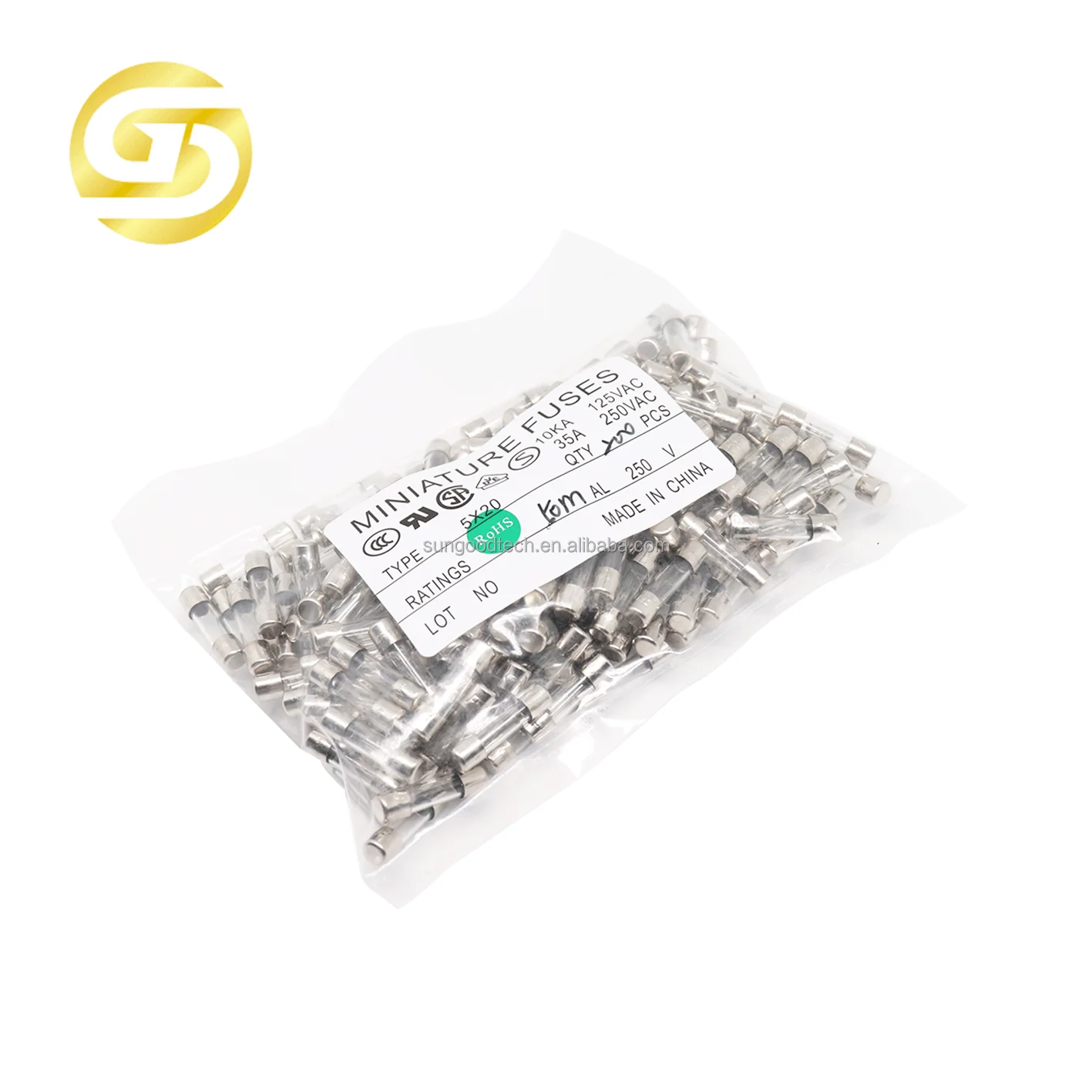 Стеклянный предохранитель 5x20 мм F 1A 1.25A 1.5A 1.6A 2A 2.5A 3A 3.15A 4A 5A 6A 6.3A 7A 8A 9A 10A 15A 20A 25A 30A