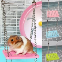 hamster colorful hanging swing small animal activity toy cage accessories for hamsters mice parrots