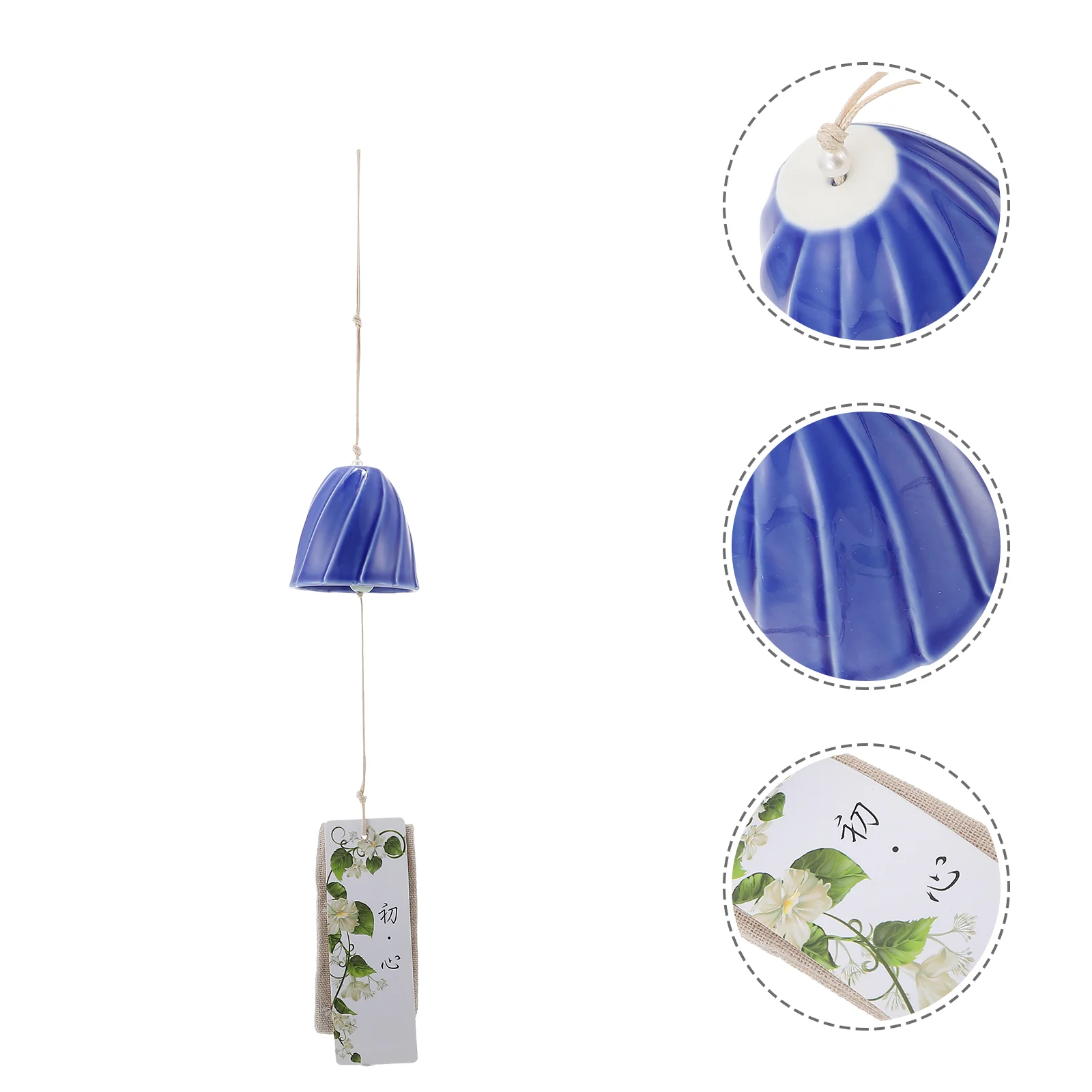 

Japanese Wind Chimes Romantic Pendants Wind Chimes Praying Blessing Wind Bell Scene Layout Prop for Home Office Patio