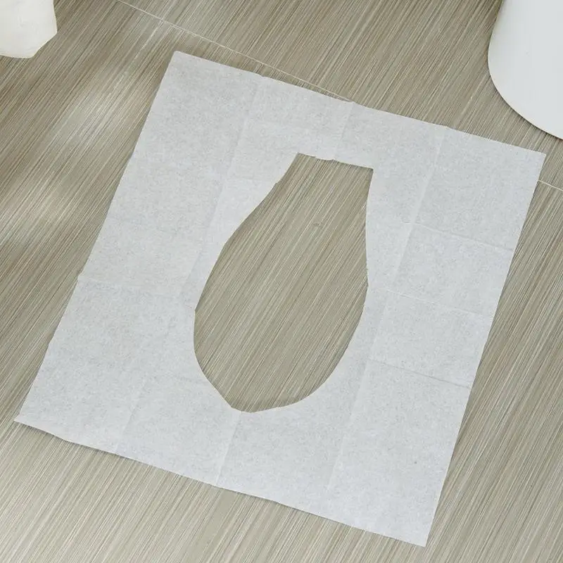 lot Disposable Toilet Seat Cover Waterproof Safety Travel/Camping Bathroom Accessiories Mat Portable Essential for Outdoor