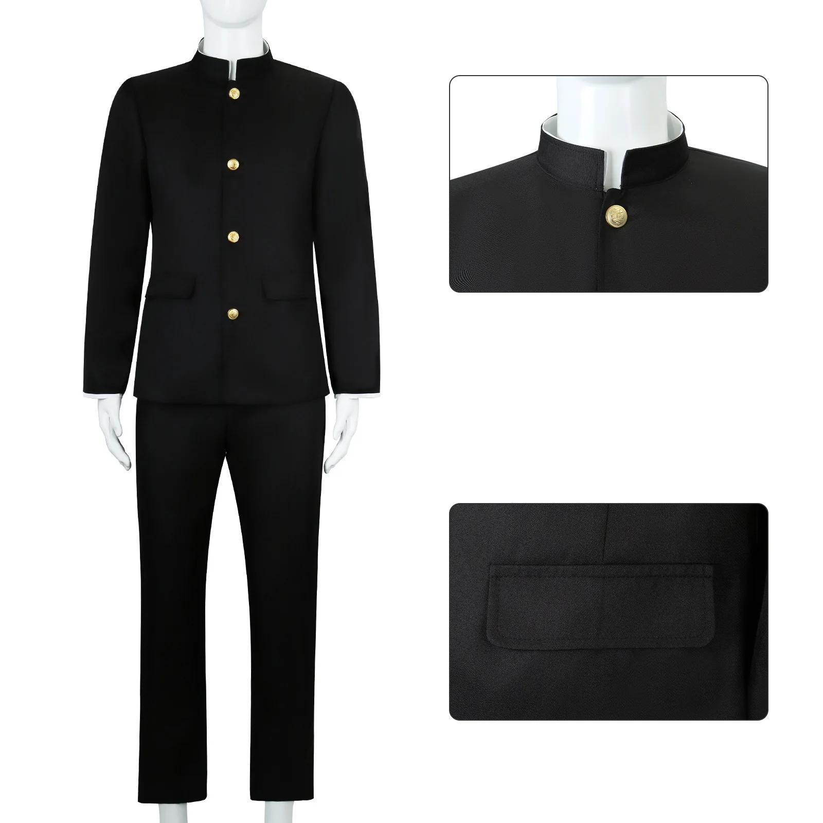 Ken Takakura Аниме Косплей Костюм Комплект Школьной Формы С Черным Анимиме Odun Noord Наряд