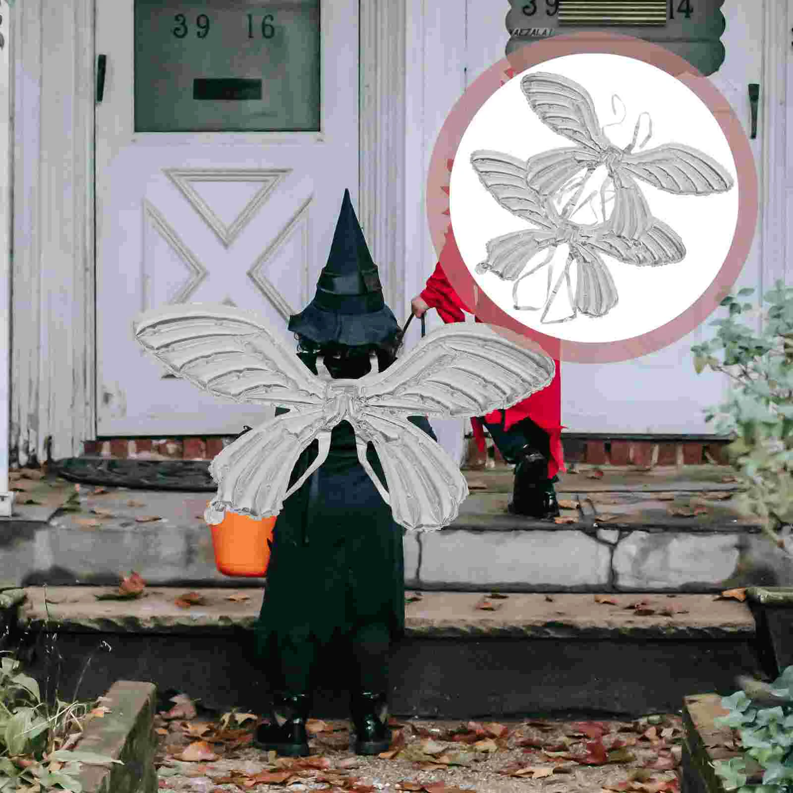 

2pcs Butterfly Wings Balloons Angel Wings Balloons Fairy Cosplay Props Photo Prop