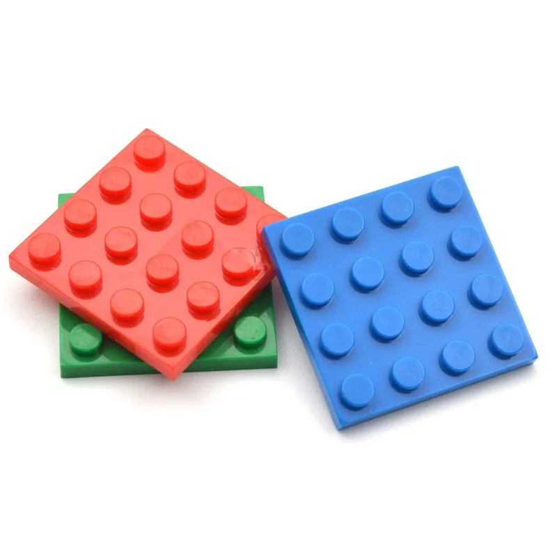 

100g Bulk Parts 4x4 Thin Bricks Building Blocks Plastic Base Plate MOC Figure Model Assemble Educational Toys for Children 3031