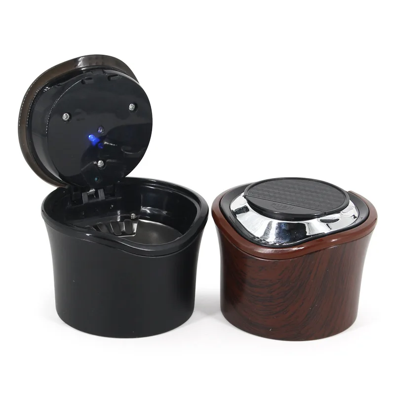 

Car Ashtray with Light and Cover Tuyere Creative Mini car Ash car Auto interior supplies