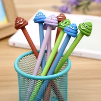 south koreas new creative cute dung bucket student learning stationery gel pen office supplies black signature pen