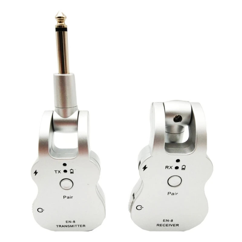 

Factory Wholesale Black Guitar Wireless Transmitter Receiver Pickup Wireless Guitar System for electric guitar bass accessories
