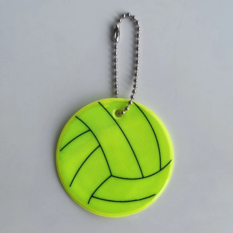 5 шт. волейбольный светоотражающий кулон детский брелок рюкзак подвеска