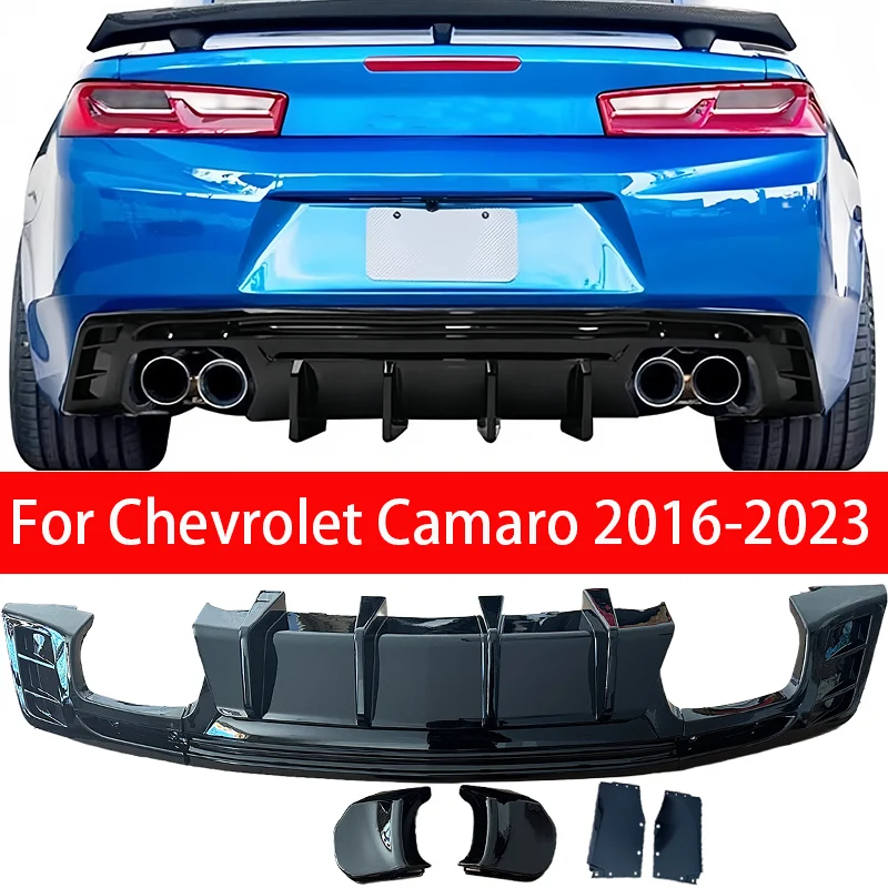 

Автомобильные аксессуары, диффузор для губ заднего бампера для Chevrolet Camaro Zl1 SS 2015 2016 2017 2018 2019 2021 2022 2023