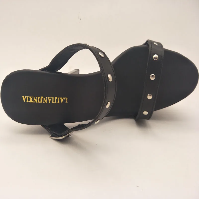 Экзотические красные черные сексуальные женские туфли для ночного клуба