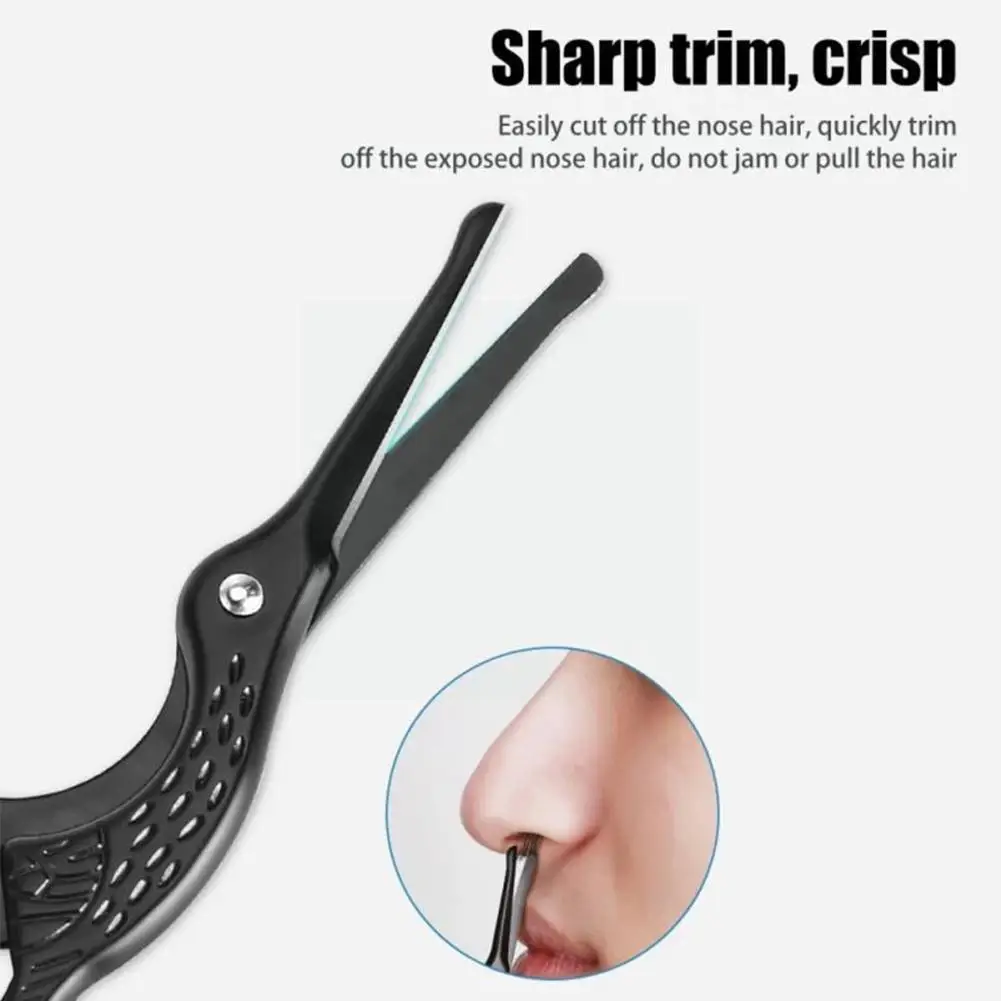 

Nose Hair Scissors Lightweight Steel Pointed Round Hair Hair Beauty Nose Nose Trimmer Cutter Ergonomics Trimmer C2y9