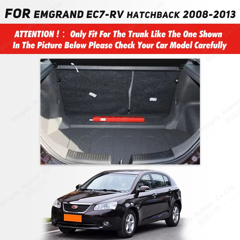 Коврик для багажника автомобиля GEELY Emgrand EC7-RV hatchback 2008 2009 2010 2011 2012 2013