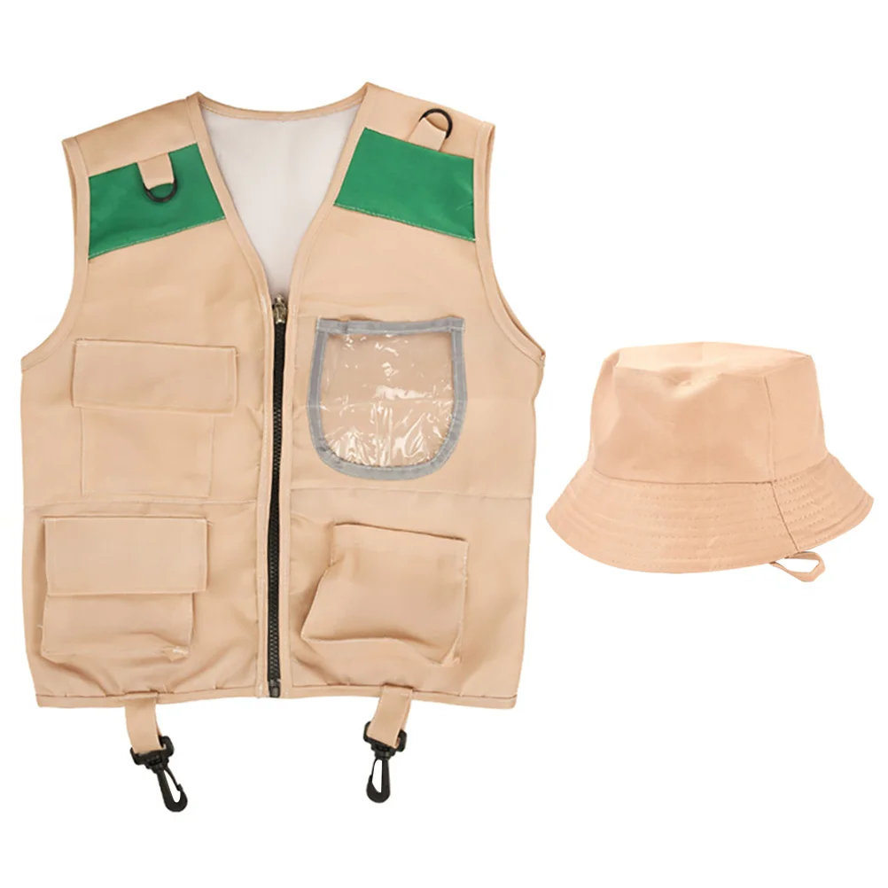 

Stage Costumes Exploration Hat Explorer Outdoor Kit Wear-resistant Kids Camping Child Light
