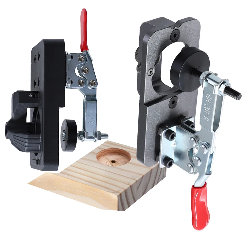 

Hole Installation Jig Concealed Woodworking Locator Punching Fixture Door Boring Hinge Guide Hole With Drilling For 35mm