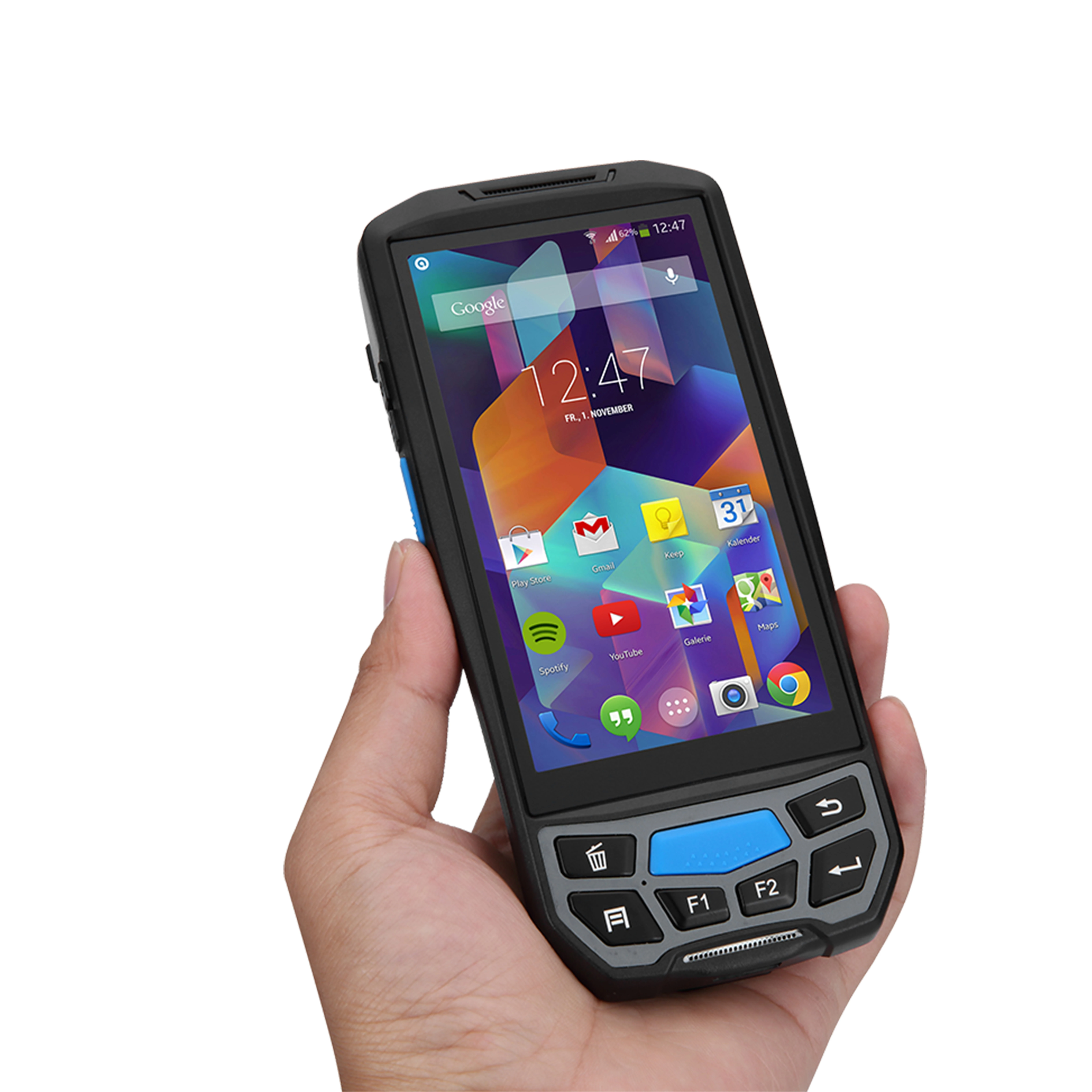 Фото Промышленный терминал сбора данных Blovedream U9000 на Android 9.0 с NFC, RFID-ридером и сканером штрих-кодов №1