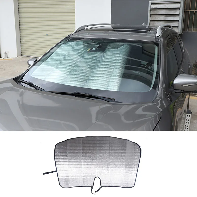 

For 2014 Nissan X-Trail aluminum foil silver car styling car front glass anti-UV sunshade car protection accessories