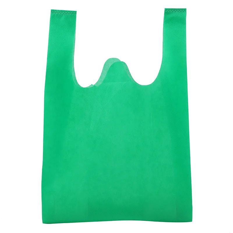 50 Pieces Shopping Tote Bag Custom Printed Logo Gift Non Woven Bag Items Businesses Customizable LOGO Reusable Bag images - 6