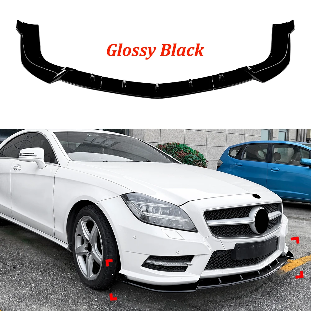 

Для Mercedes Benz CLS C218 Pre 2011-2013 AMG Line передний спойлер для губ нижний сплиттер для губ автомобиля комплект кузова внешняя модификация ﻿