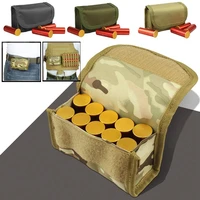 10 round shotgun shotshell reload holder molle pouch for 12 gauge20g magazine pouch hunting tactical mag holster bag