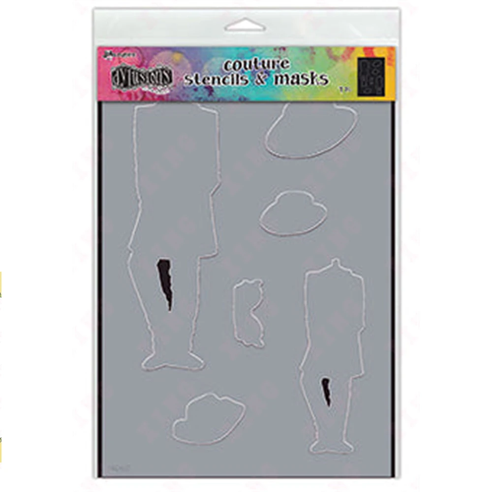 

Painting Scrapbook Coloring Embossing Decorate Template Christmas Arrival New Diy Layering Stencil Masks a Day at the Races Mold